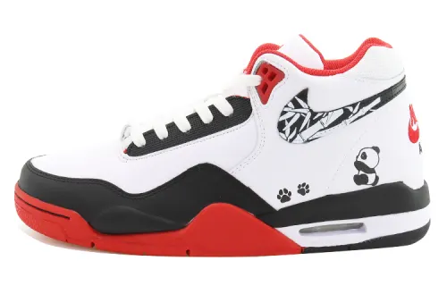 Nike Flight Legacy Mid top Vintage Basketball Shoes Unisex Red White