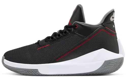 Jordan 2x3 pf PU mesh fabric Comfortable Shock Absorbing and Anti-slip Middle Top Retro Basketball Shoes Men's Black and Red