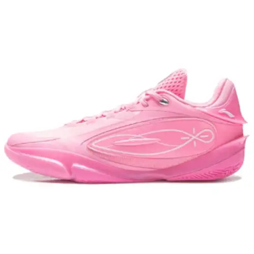 LiNing Wade 808 5 ULTRA Fashionable, comfortable, trendy and versatile, shock-absorbing and wear-resistant, low-top basketball shoes, same style for men and women, fluorescent pink