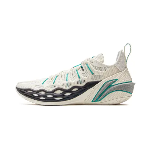 Li Ning Buckets Low top Basketball Shoes Men's Ivory