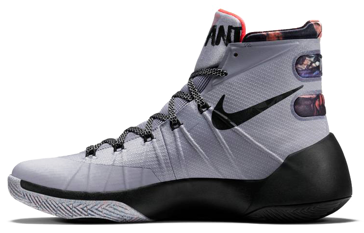 Nike Hyperdunk 2015 Basketball Shoes Men's High Top Gray/Black