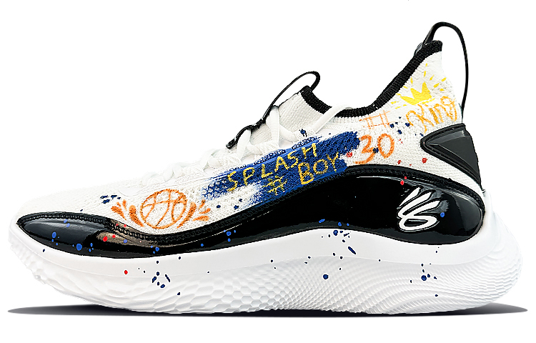 Under Armour Curry 8 Cushioning Slip Resistant Abrasion Resistant Low top Performance Basketball Shoes Unisex