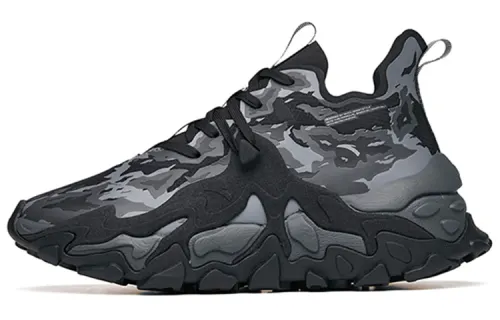 Anta Callus Removal Pro Low top Chunky Sneakers Men's Black Gray Camouflage