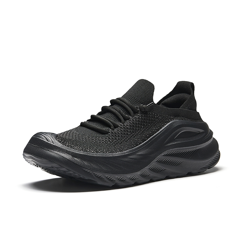 Anta Variety Training Collection Slip Resistant And Breathable Coverage Low top Training Shoes Men’s Black