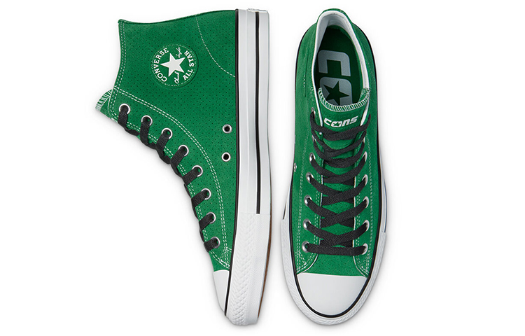 Кеды Converse Chuck Taylor All Star Pro High Top (зеленые) — фото 5