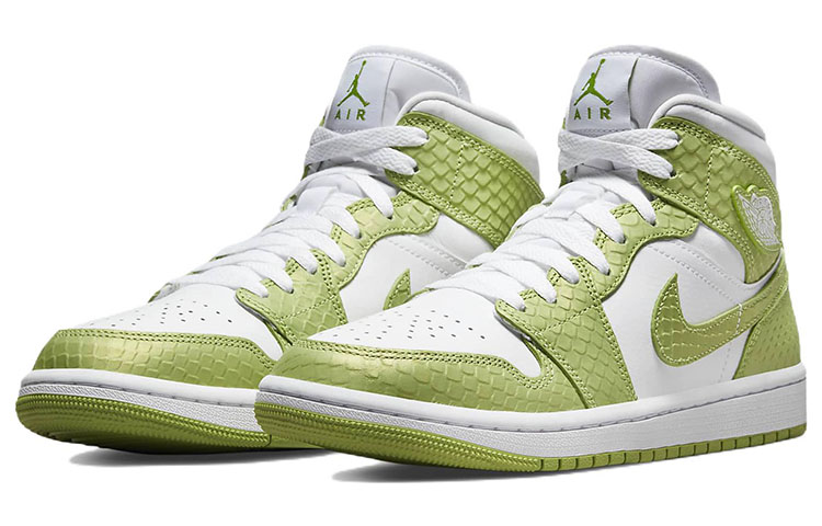 Air Jordan 1 Mid Se ‘Green Python’ Women’s