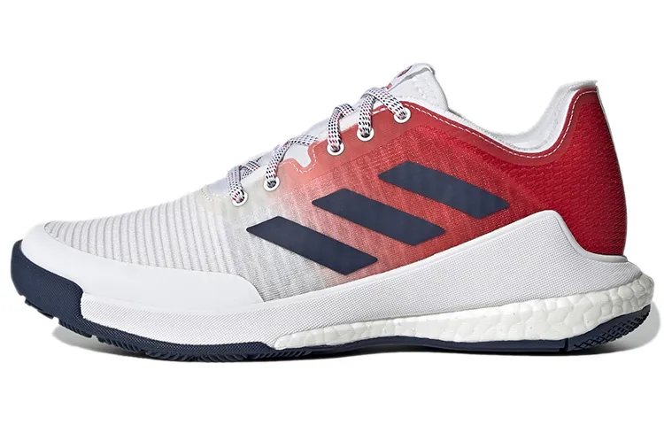 Adidas Crazyflight Low top Training Shoes Women's White Red Blue