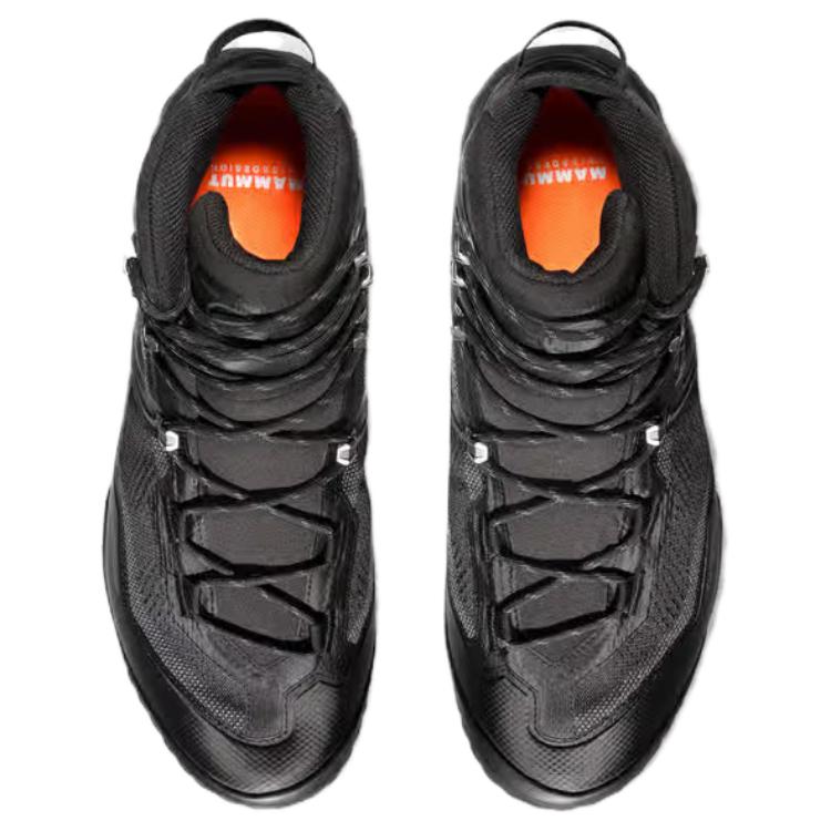 MAMMUT Ducan 2 Slip Resistant Abrasion Resistant High top Hiking Shoes Men’s Black