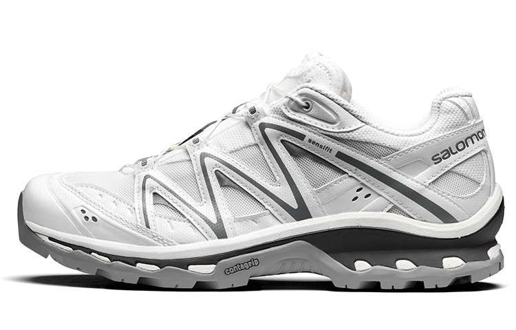 SALOMON Salomon XT-Quest fabric synthetic leather, trendy off-road performance, low-cut outdoor functional shoes, same style for men and women, white