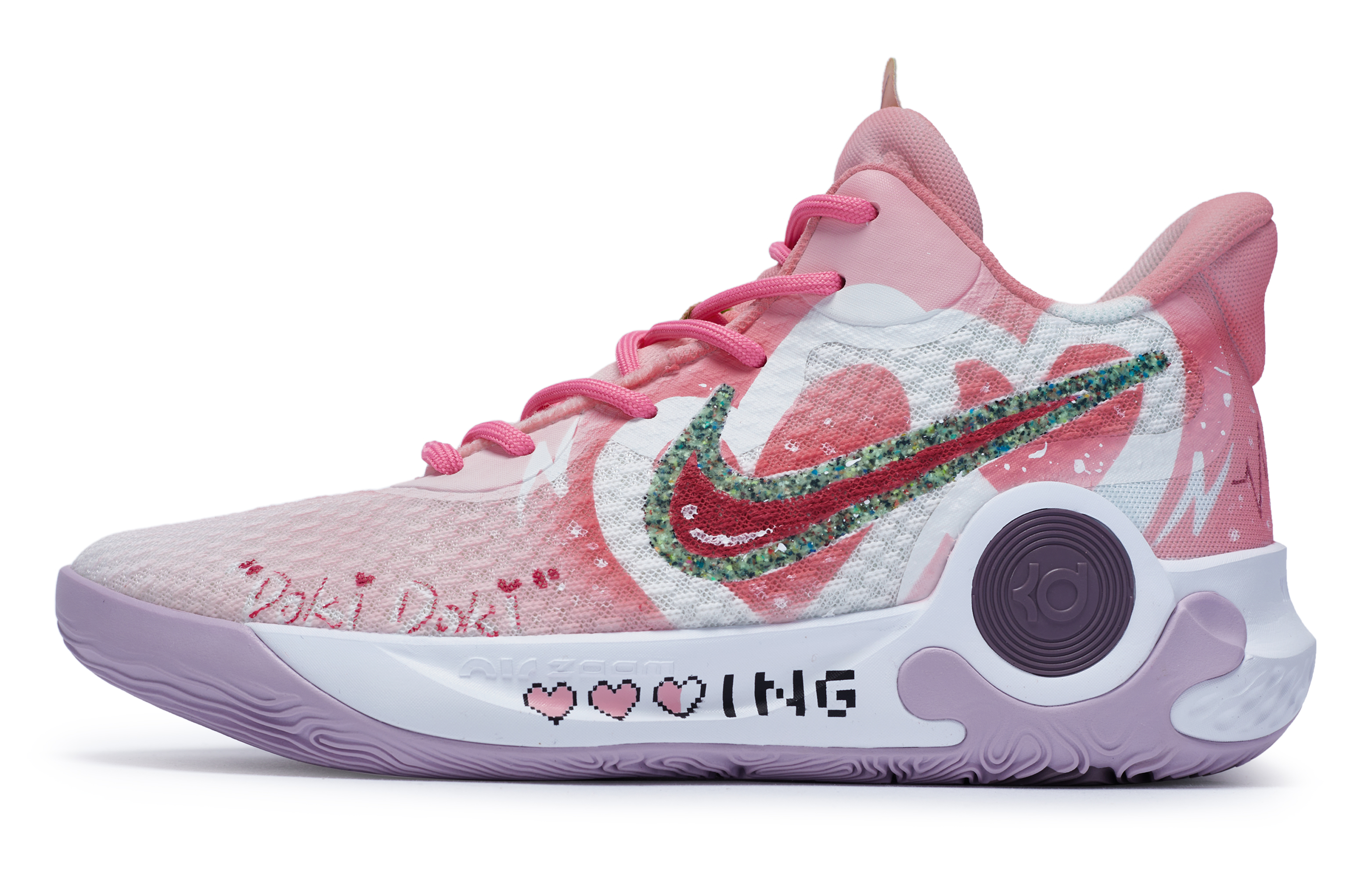 Nike KD Trey 5 IX 811 Manufacturing, Love In Progress, Special Shoe Box Low top Vintage Basketball Shoes Men’s