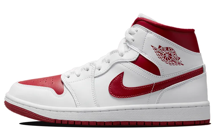 Air Jordan 1 Mid 'White Pomegranate' Women's