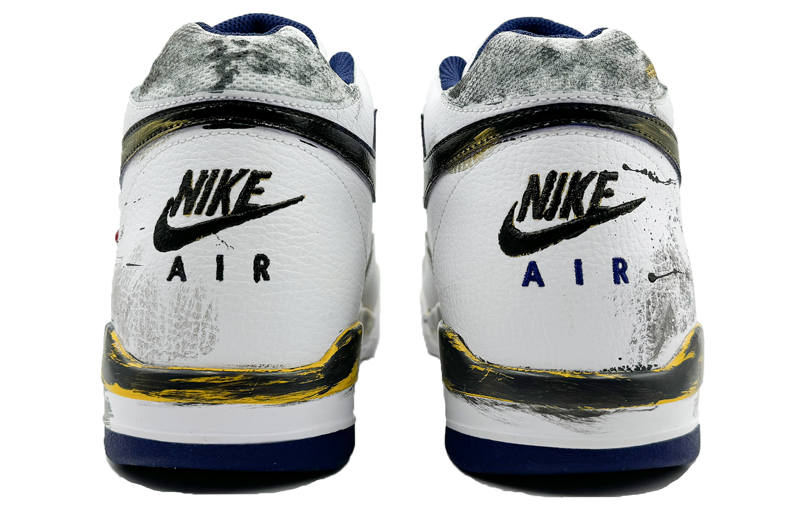 Nike Flight Legacy Mid top Vintage Basketball Shoes Men’s White
