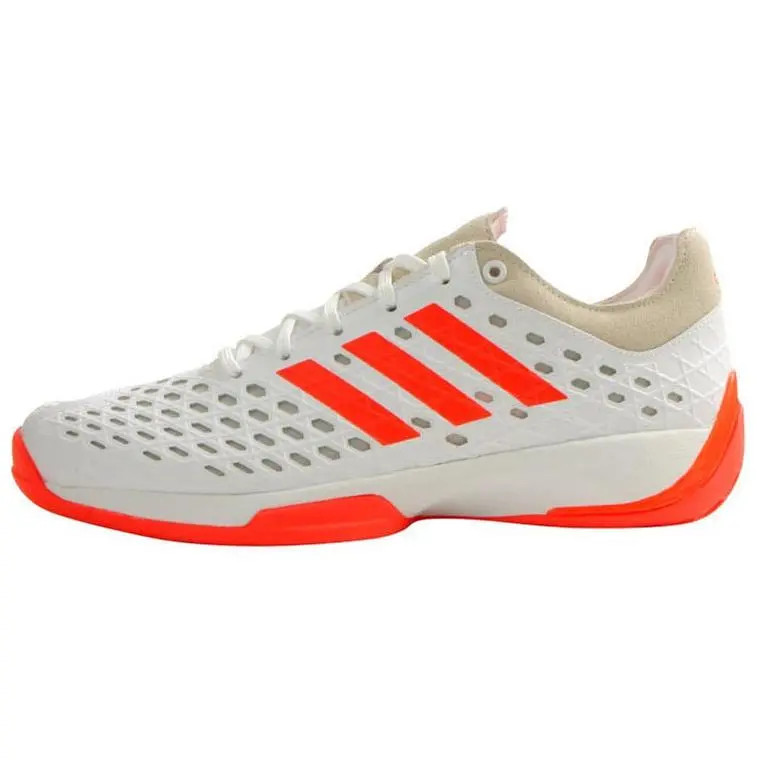 Adidas Slip Resistant Abrasion Resistant Slip Resistant Abrasion Resistant Low top Training Shoes Unisex White Orange