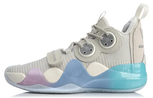 LiNing WOW 8 Wade's Way 8 wear-resistant and breathable high-top basketball shoes men's marshmallow