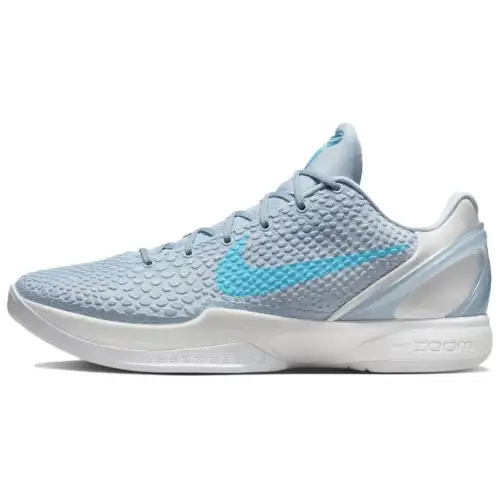 Nike × Caitlin Clark Zoom Kobe 6 Protro PE Comfortable and Versatile Low-top Basketball Shoes Unisex Blue