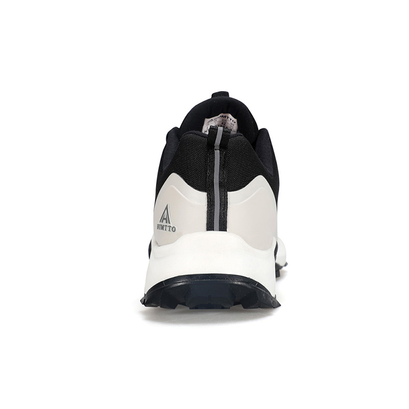 HUMTTO Cushioning Slip Resistant Abrasion Resistant Low top Mountaineering Shoes Men’s Black Rice Gray