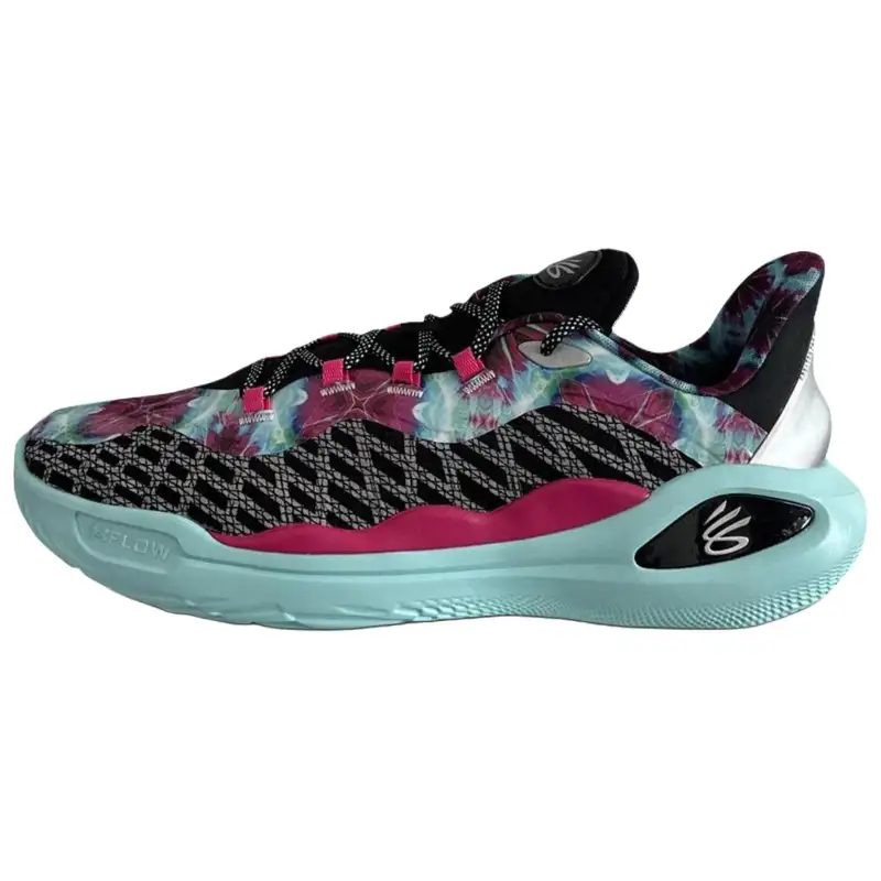 Under Armour Curry Flow 11 Basketball Shoes Men's Black Blue