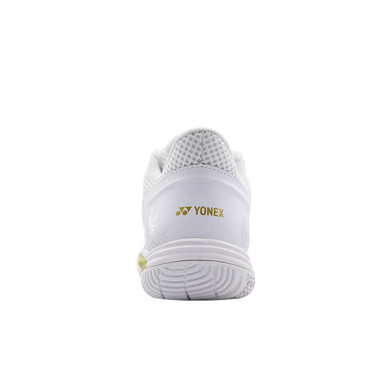 YONEX ECLIPSION Z Textile, Synthetic Leather Fashion Low top Badminton Shoes Unisex White Gold