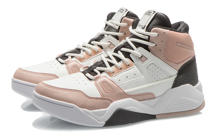Li Ning Comfortable Cushioning Slip Resistant Abrasion Resistant Breathable Lightweight High top