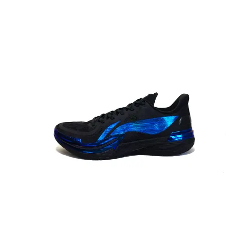 Li Ning Gamma Glaze Blue, Black Warrior Cushioning Slip Resistant Abrasion Resistant