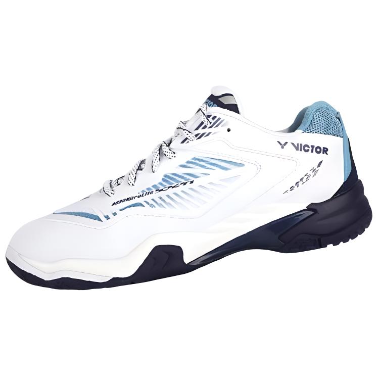 VICTOR Cushioning Low top Badminton Shoes Men’s White Black Blue