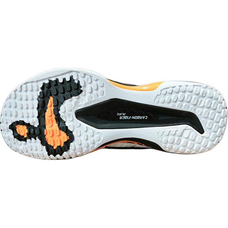 Li Ning Cushioning Slip Resistant Abrasion Resistant Low top Badminton Shoes Men’s White