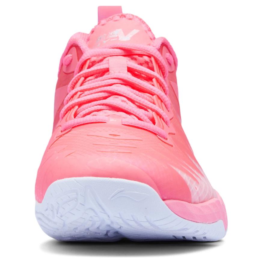Li Ning Falcon 5 Slip Resistant, Breathable, And Resilient Low top Badminton Shoes Unisex Pink