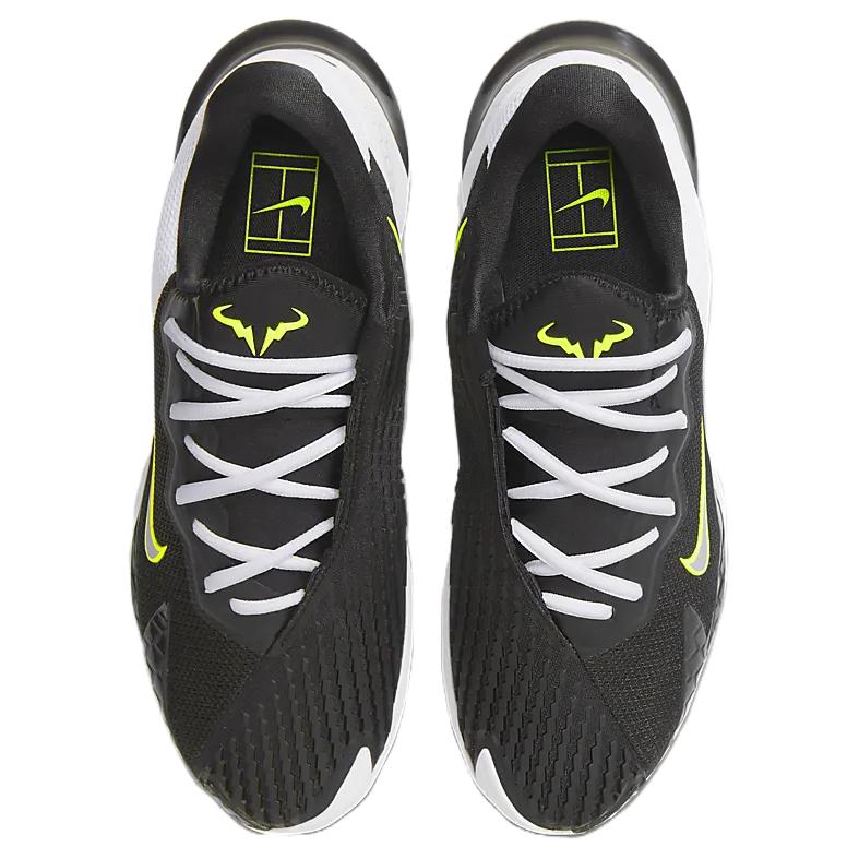 Nike Court Vapor Cage 4 Hc Rafa Black White Volt Metallic Silver