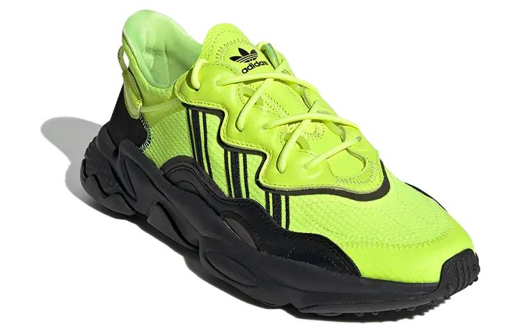 Кроссовки adidas originals Ozweego Solar Yellow (черно-желтые) — Чёрный / жёлтый — фото 3