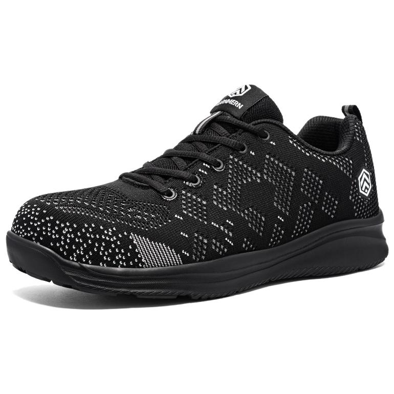 LARNMERN Men’s Safety Shoes Slip Resistant, Abrasion Resistant, Breathable Low top Outdoor Shoes Unisex