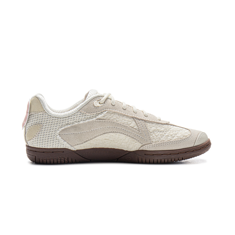 Li Ning Slip Resistant Abrasion Resistant Slip Resistant Abrasion Resistant Low top Table Tennis Shoes Unisex Ecru