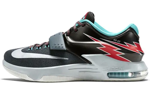 Nike KD 7 Non slip Lightweight Low top Basketball Shoes Men's Black