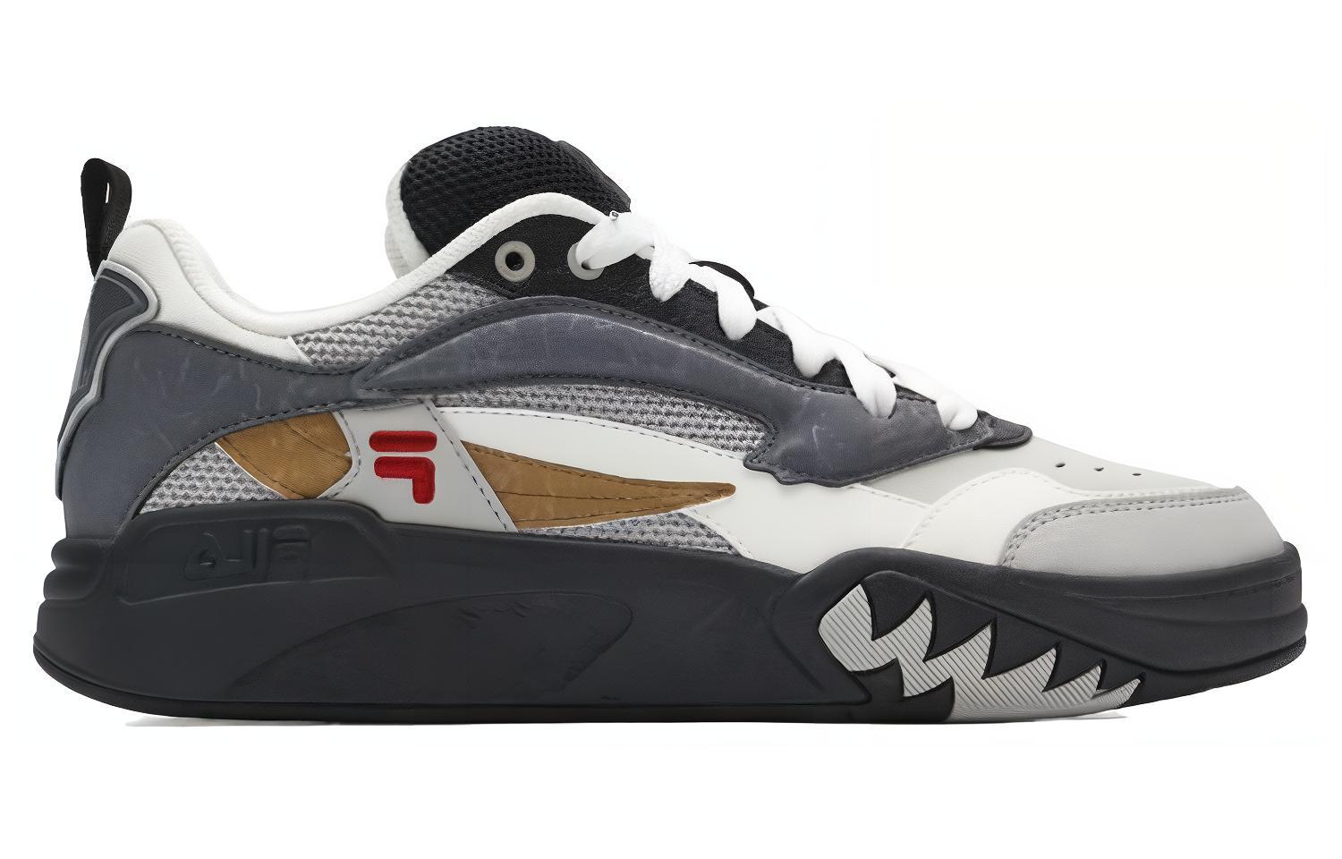 FILA DESPERADO Cushioning Support Low top Vintage Basketball Shoes Men’s Gray White Black