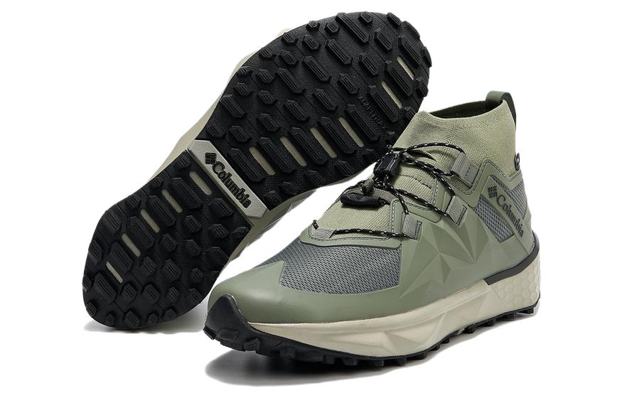 Columbia FACET75 Sports Non Slip And Waterproof Mid top Outdoor Shoes Men’s Emerald Green