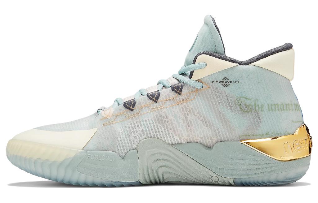 Мужские кроссовки New Balance New Balance Kawhi 2 (серо-синие с золотым)