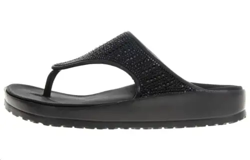 Skechers Arch Fit Abrasion Resistant Flip Flops Women's Black