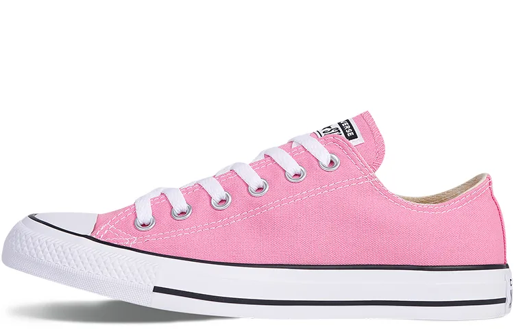 Converse Chuck Taylor All Star Abrasion Resistant Low top Canvas Shoes Unisex Pink White