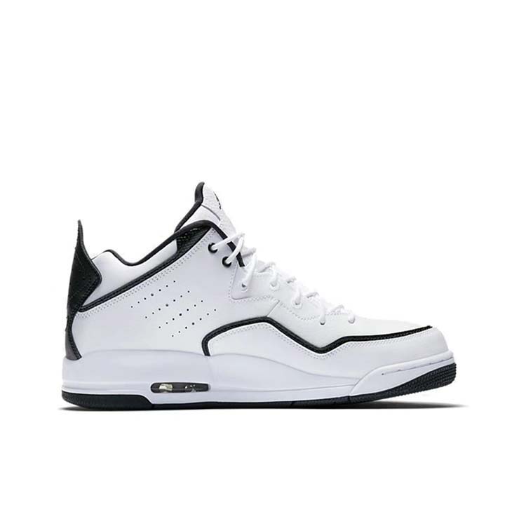 Jordan Courtside 23 Abrasion Resistant Mid top Vintage Basketball Shoes Men’s Black White