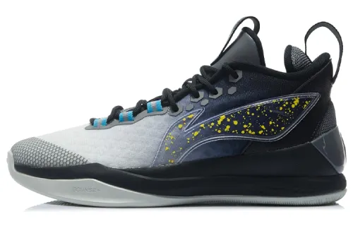 LiNing Wade's Way Phantom Court Basketball Shoes Men's Black and White