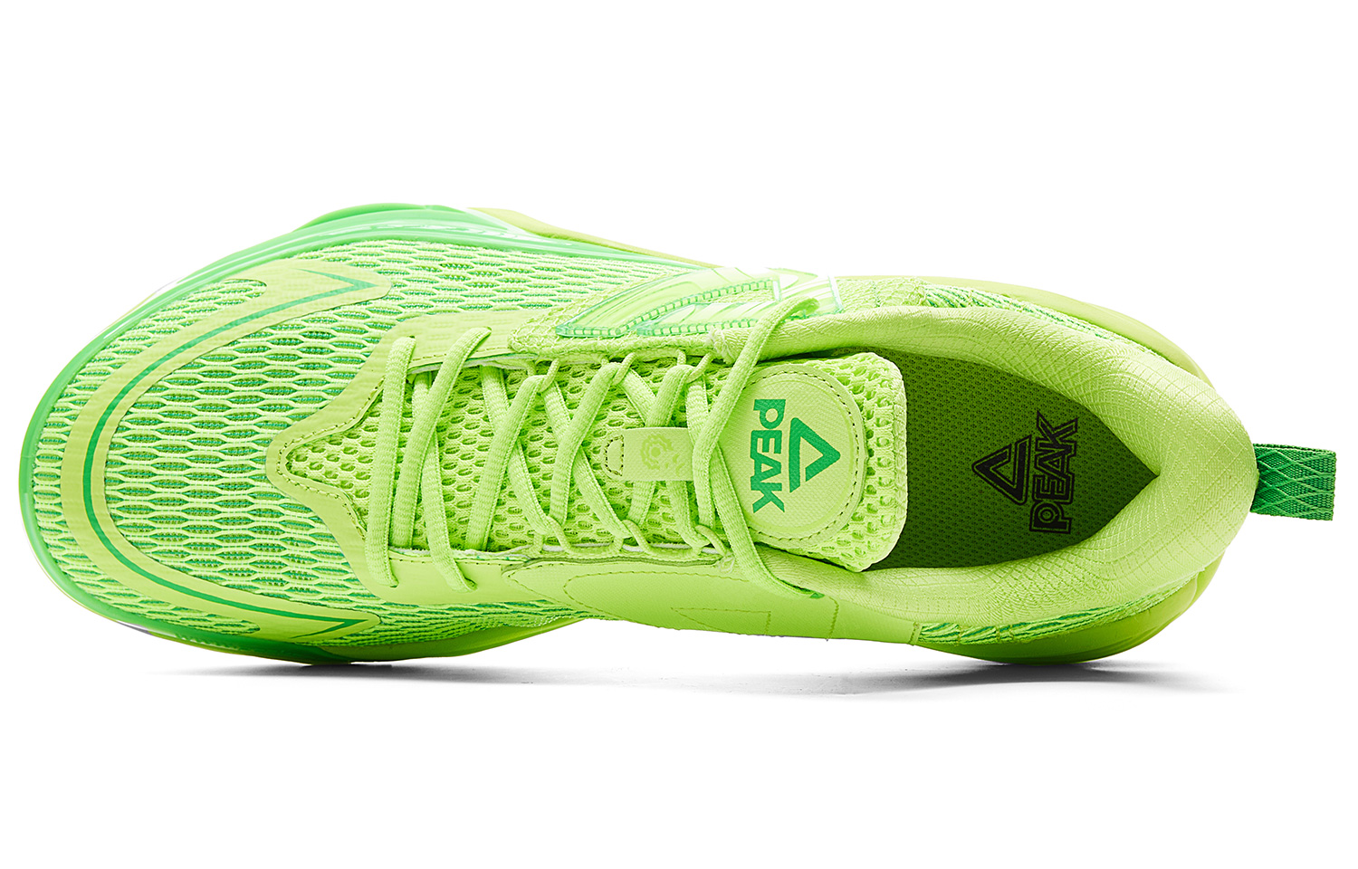 PEAK Cushioning Slip Resistant Breathable Anti Rollover Anti Twist Low top Basketball Shoes Men’s Sprout Green