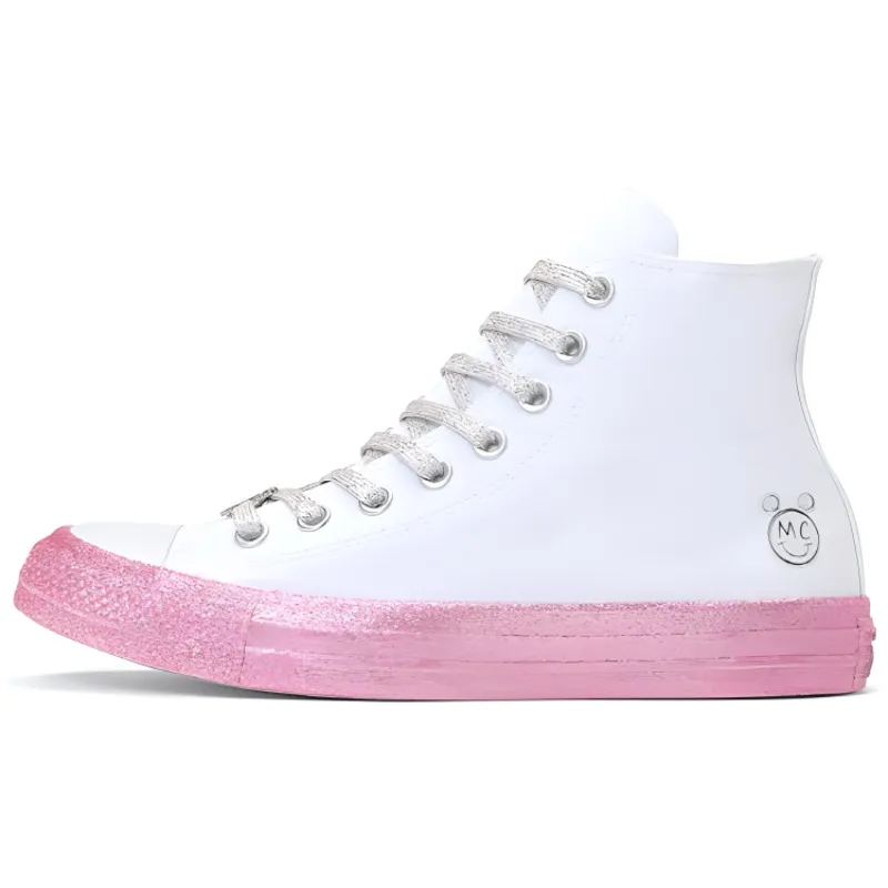 Converse Chuck Taylor All Star High Miley Cyrus White Pink