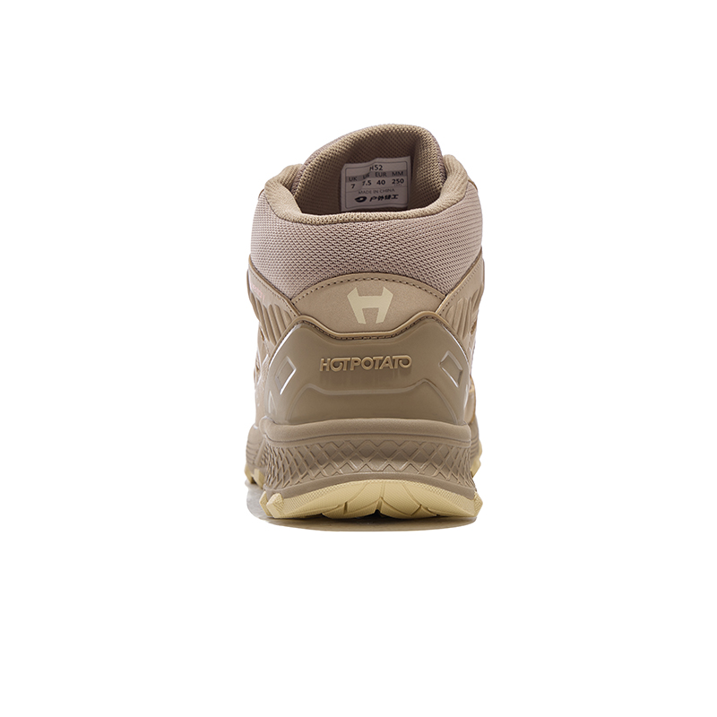 HOT POTATO Cushioning Abrasion Resistant Lightweight Breathable Slip Resistant Mid top Mountaineering Shoes Unisex