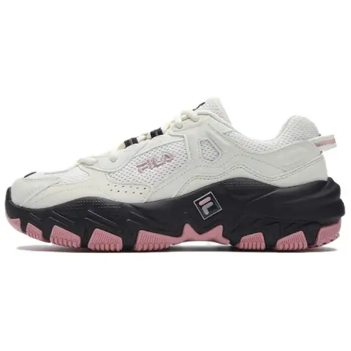 FILA Ravagement 2 S Raider 2S Abrasion Resistant Height Increasing Low top Chunky Sneakers Women's White