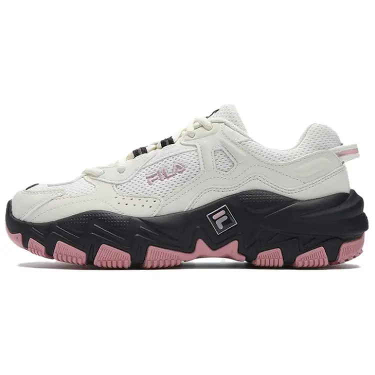FILA Ravagement 2 S Raider 2S Abrasion Resistant Height Increasing Low top Chunky Sneakers Women's White