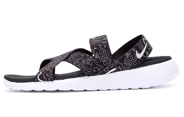 Nike Roshe One Sandal Print 'Black White' Women's