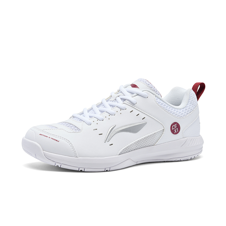 Li Ning Rocket Shoe 2.0 Low top Badminton Shoes Unisex White Red