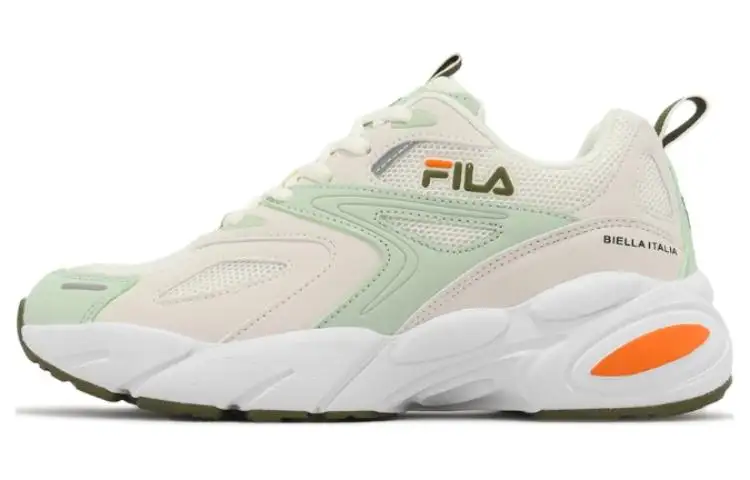 FILA Defender Cushioning, Wear Resistant Low top Chunky Sneakers Women's Ecru