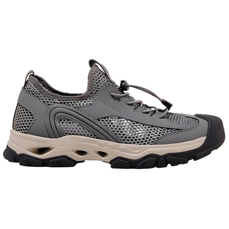 CAMEL Comfortable And Breathable Cushioning, Wear Resistant Low top Hiking Shoes Men’s Gray