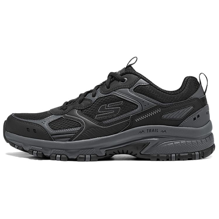 Skechers OUTDOOR MENS Abrasion Resistant Low top Mountaineering Hiking Shoes Men’s Black