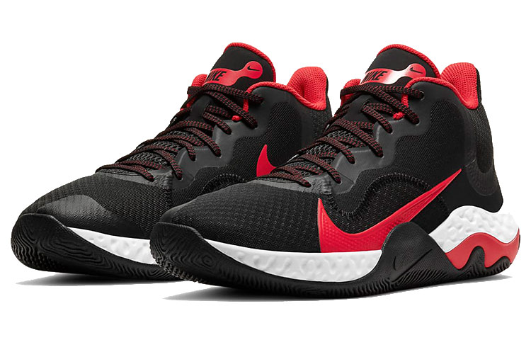 Кроссовки Nike Renew Elevate (черно-красно-белые) — фото 3